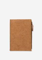 Typo Travel Zip Journal - Butterfly Tooled Mid Tan