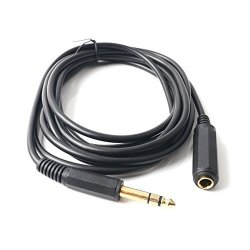Siyear 6.35MM 1 4 Inch Stereo Male To 6.35MM Quarter Inch 1 4" Female Trs Jack Audio Cable Stereo Cord Headphone Extension Cable 10FT 3M
