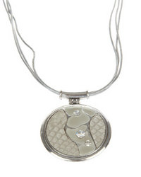 G Couture Medallion Pendant Necklace