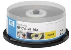 Hp Lightscribe Disc Combo: 25 Spindle Dvd+r + 10 Spindle Cd-r