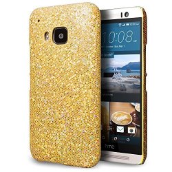 Htc One M9 Case Cimo Glitz Premium Glamour Glitter Bling Hard Case For Htc One M9 2015 - Gold
