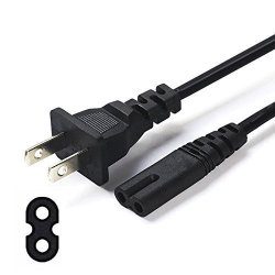 PKPOWER 6ft AC Power Cord Cable for JVC LT-32DM22 EM65FTR EM42FTR EM39T Cable TV