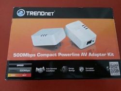 Trendnet 500mbps Compact Powerline Av Adapter Kit