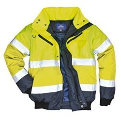Portwest C465 XL Yellow Navy 3IN1 Bomber Jacket
