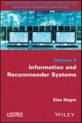 Information And Recommender Systems Paperback