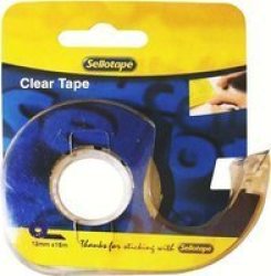 Clear Tape With Dispenser 12MM X 15M