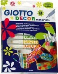 Decor Materials Multi-surface Art Markers 12 Pieces
