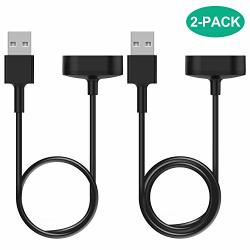 Charging Cable For Fitbit Inspire & Inspire Hr Smartwatch 2 Pack Replacement USB Charging Charger Cord For Fitbit Ace 2 Activity Tracker For Kids 3.3FT 1.64FT