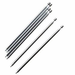 Weelye 6 Pcs Universal Telescopic Metal Long Antenna For Remote Control Accessory Children's Electric Ride On Toys Rc Car Replacement Parts