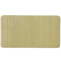 Large Camel Beige Memory Foam Bath Bathroom Mat Super Soft 30" Long