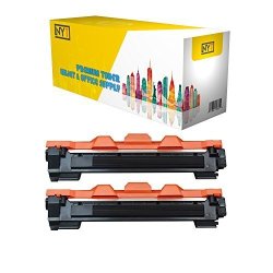 New York Toner New Compatible 2 Pack TN1000 High Yield Toner For Brother : HL-1110 HL-1112 HL-1210W DCP-1510 DCP-1512 DCP-1610W MFC-1810 MFC-1910W - Black