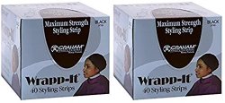 Wrapp-it Black Styling Strips 2 Pack