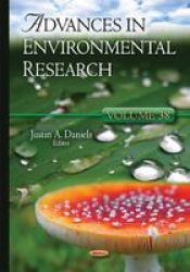 Advances In Environmental Research Volume 38 Hardcover
