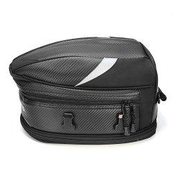 Motorcycle 10L Rear Trunk Waterproof Back Seat Carry Luggage Tail Bag Saddlebag