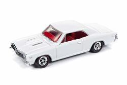 Johnny Lightning 1967 Chevy Chevelle Ss White RC009 48A - 1 64 Scale Diecast Model Toy Car