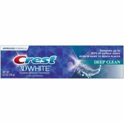 Crest Toothpaste 3D White Deep Clean 4.1 Ounce