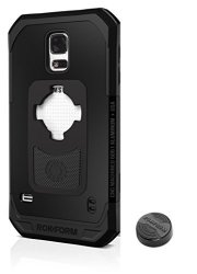 Rokform Samsung Galaxy S5 Fuzion Pro Aluminum Protective Phone Case Includes Universal Magnetic Car Mount And Patented Twist Lock. Made In Usa Black Anodized