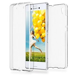 Moex Two-sided Silicone Case To Fit Sony Xperia M4 Aqua Full Protection - Clear Clear
