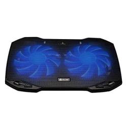 Klim Pro Laptop Cooling Pad - The Most Powerful Slim PC Fan Cooler For Computer - Rapid Cooling Action - 2 Fans Ventilated Support