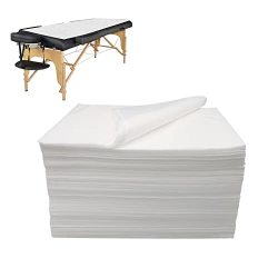 Rngwaper 80PCS Disposable Massage Table Sheets Breathable Disposable Bed Sheets For Massage Table Quailty Spa Bed Covers For Tattoo Esthetician Waxing Lash Bed Non-woven
