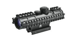 Nc Star 3-9x42 Illuminated 3rs Riflescope W 3 Rail Sighting System Range Finder