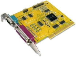 Sunix 2 Ports RS-232 & 2 Ports Parallel PCI Board