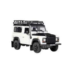 Scale 1:24 Land Rover Defender White With Roof Rack
