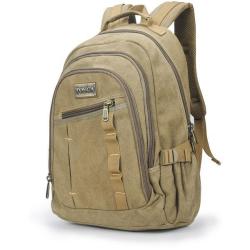 Tosca 45CM Canvas Backpack - Coffee