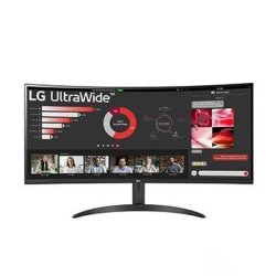 LG 34WR50QC 34" Ultrawide 3440 X 1440 Va Panel 5MS Response Time 100HZ 178DEGREE Viewing Angle HDR10 Freesync 2 X HDMI