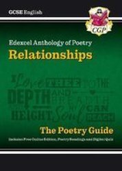 New Gcse English Edexcel Poetry Guide - Relationships Anthology Inc. Online Edition Audio & Quizzes Mixed Media Product