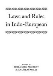 Laws And Rules In Indo-european Hardcover