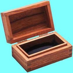 Wooden Box With Hinged Lid Size 2