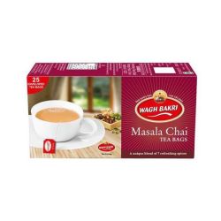 Wagh Bakri Masala Chai Tea Bags - 25 Tea Bags