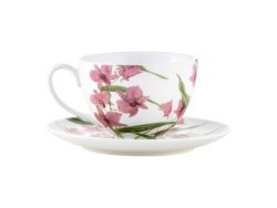 Maxwell & Williams Royal Botanic Gardens Orchids Cup & Saucer 240ML Pink