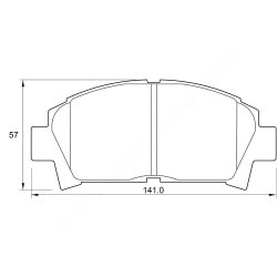 Kbc Brake Pads Front For Toyota - Spares Direct