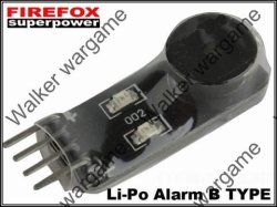 Firefox Lipo Alarm Board Li-po Lipo Battery Protector For 7.4v - 11.1v