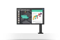 LG 27QN880-B 27 Inch Qhd Ergo Ips Monitor With USB Type-c Monitor