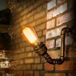 Y-nut Loft Style Wall Lamp Sconce"iron Sprout" Steam Punk Industrial LL-004