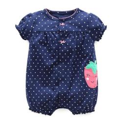 Orangemom Baby Girl One-piece Jumpsuit - Strawberry 12M