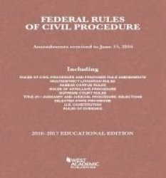 Federal Rules Of Civil Procedure Paperback