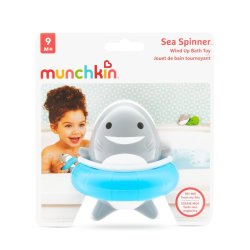 Munchkin 12496 Sea Spinner Wind-up Bath Toy
