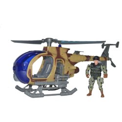 Combat Helicopter Set With Sound And Lights