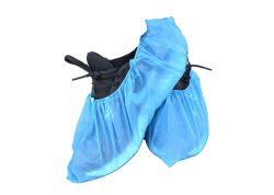 Disposable Plastic Shoe Covers - Blue - 5 Pack Of 100S