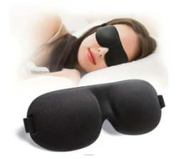 Stereoscopic Sleep Eye Mask Sleep Magic Memory Sponge Black Shading Breathable Eye Protection Travel Essentials
