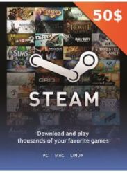 Steam Gift Card $50 - PC Steam Code