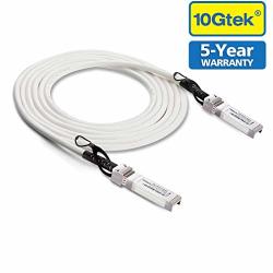 White Colored 10G Sfp+ Dac Cable - Twinax Sfp Cable For Cisco SFP-H10GB-CU3M Meraki MA-CBL-TA-3M D-link Supermicro Netgear Devices 3-METER