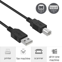 Ablegrid 6FT USB Cable Laptop PC Data Cord For Native Instruments Traktor Kontrol S2 MK2 S2 MK2 Hw S4 F1 S4 MK2 Dj Controller With