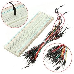 Northbear MB102 Solderless Breadboard 830 Tie Points Jumper Cable For Arduino Raspberry Pi