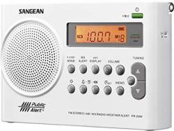 Sangean PR-D9W Am fm Weather Alert Rechargeable Portable Radio