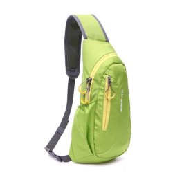 Waterproof Multipurpose Camping Hiking Chest Bag - Green Color